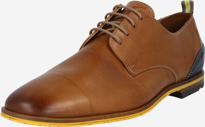 LLOYD Zapatos con cordón 'Gardell' en marino / marrón / amarillo, Vista del producto