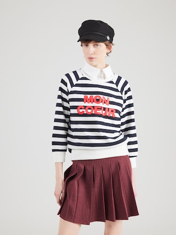 MORE & MORE - Sudadera en blanco: frente