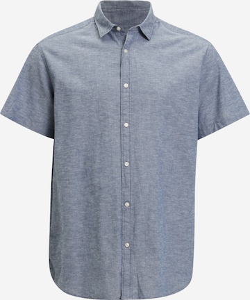 Jack & Jones Plus Slim fit Koszula w kolorze niebieski: przód