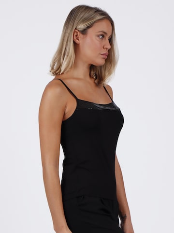 admas - Top 'ADMAS Camiseta Tirante Escote Lentejuelas para Mujer' en negro