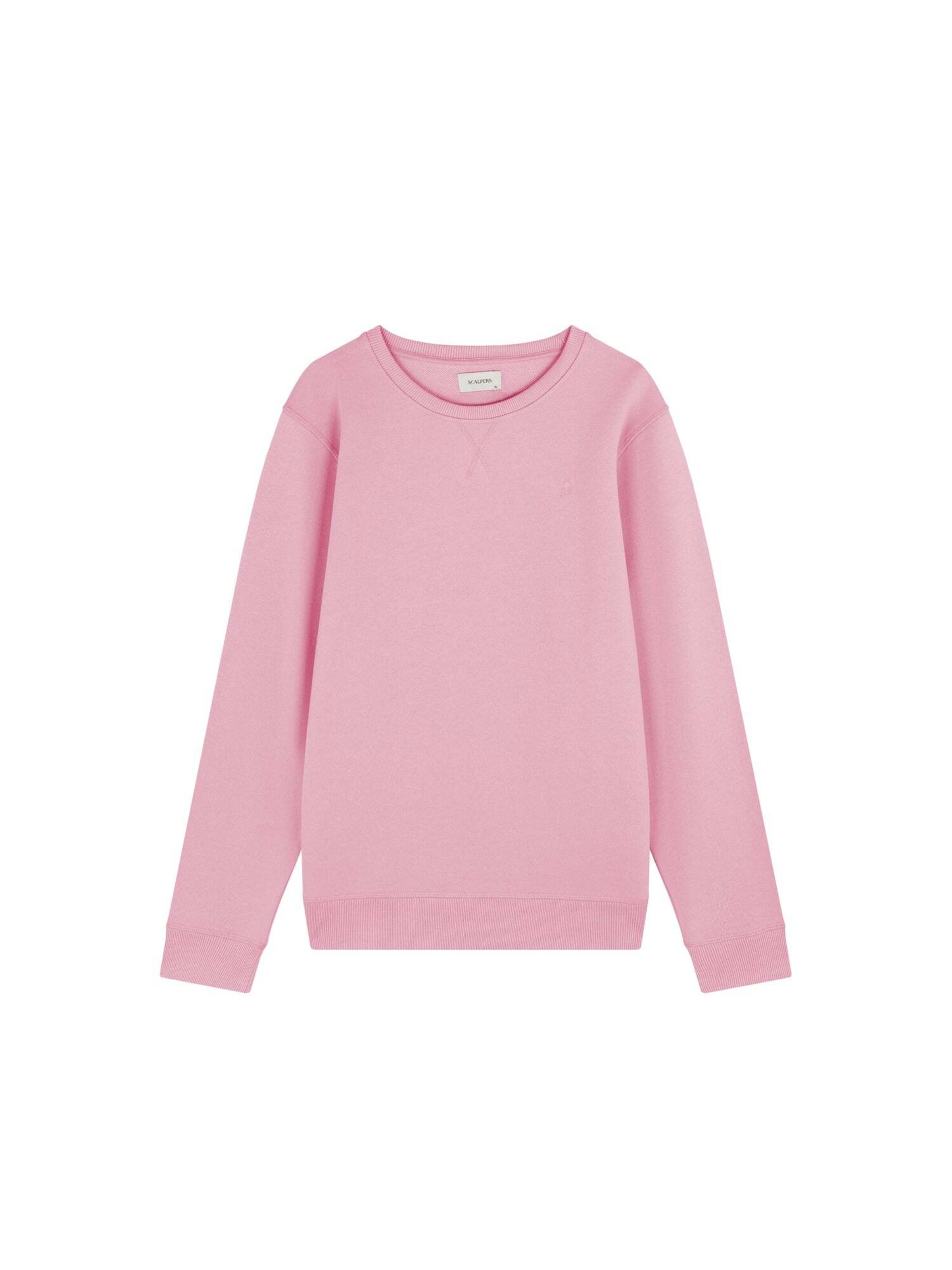 Scalpers Collegepaita värissä vaaleanpunainen: etupuoli