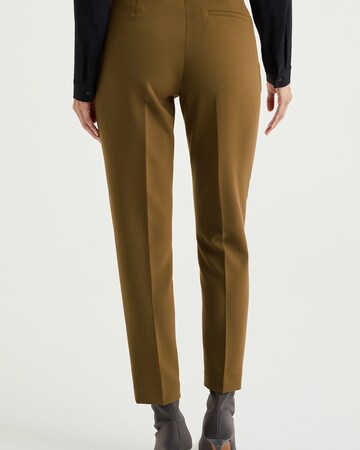 Effilé Pantalon chino WE Fashion en vert