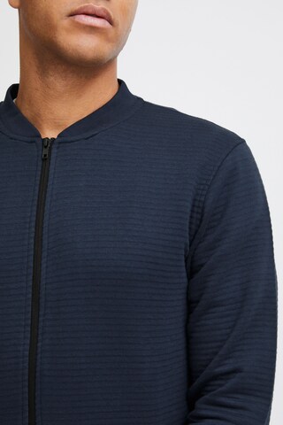 INDICODE JEANS - Sudadera con cremallera 'Bronte' en azul
