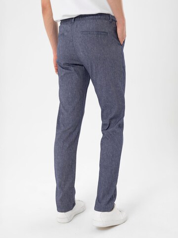 Coupe slim Pantalon à pince By Diess Collection en bleu