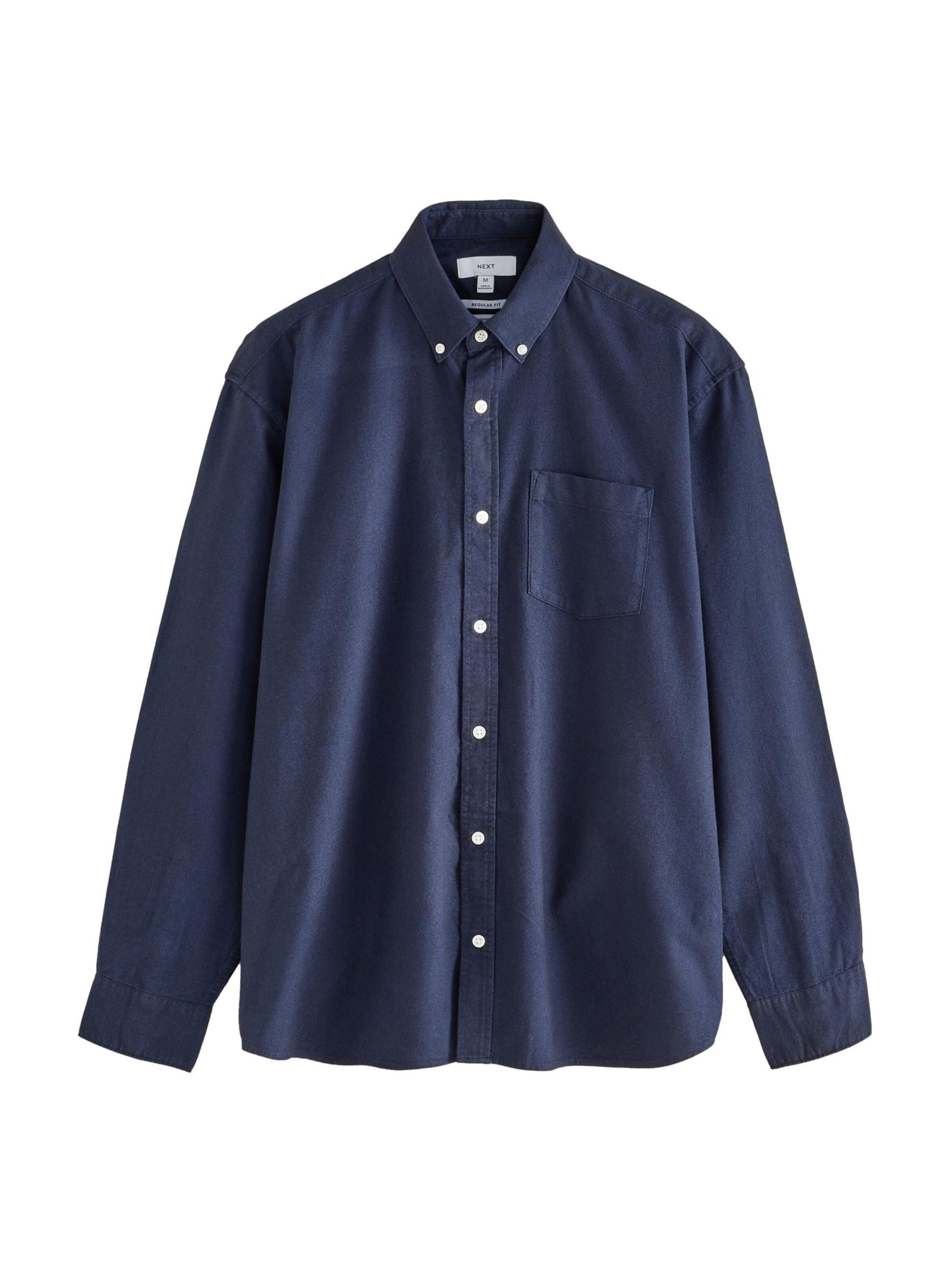 Next Button Up Shirt in Blue: front
