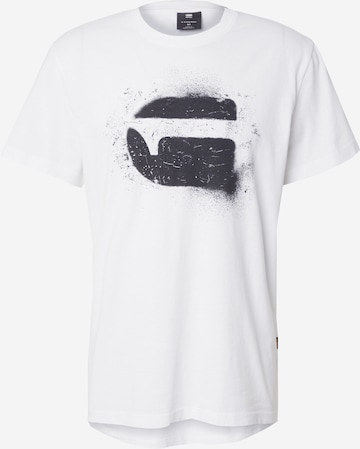 G-STAR T-Shirt in Weiß: Vorderseite