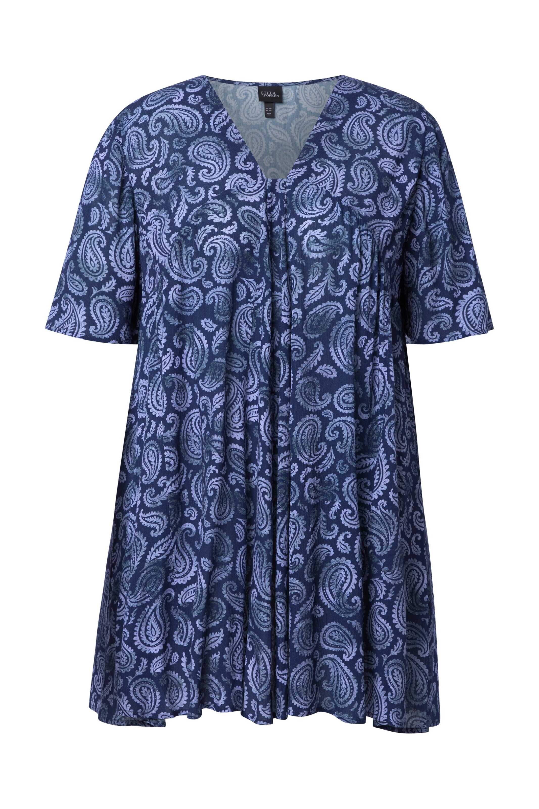 Ulla Popken Tunika in Blau: Vorderseite