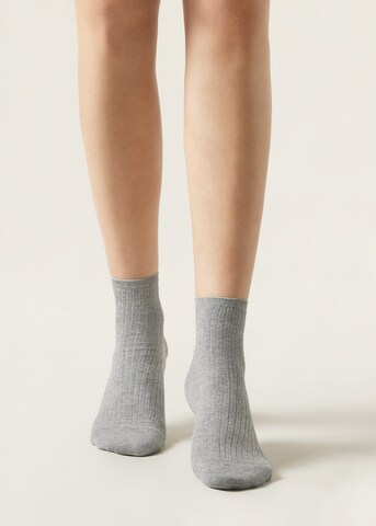 CALZEDONIA Socks in Grey: front
