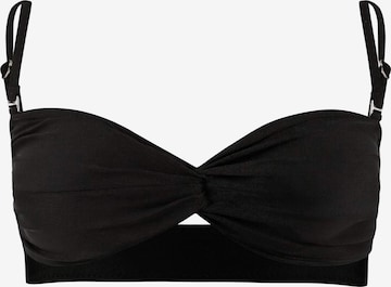 Trendyol Balconette Bikinitoppi värissä musta: etupuoli