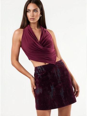 Qu Style - Saia em vermelho: frente