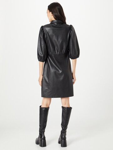 Esqualo Shirt Dress in Black