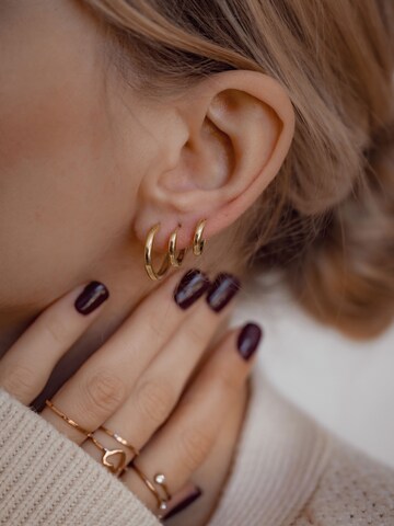 Hey Happiness Ohrringe 'Trio Hoops' in Gold