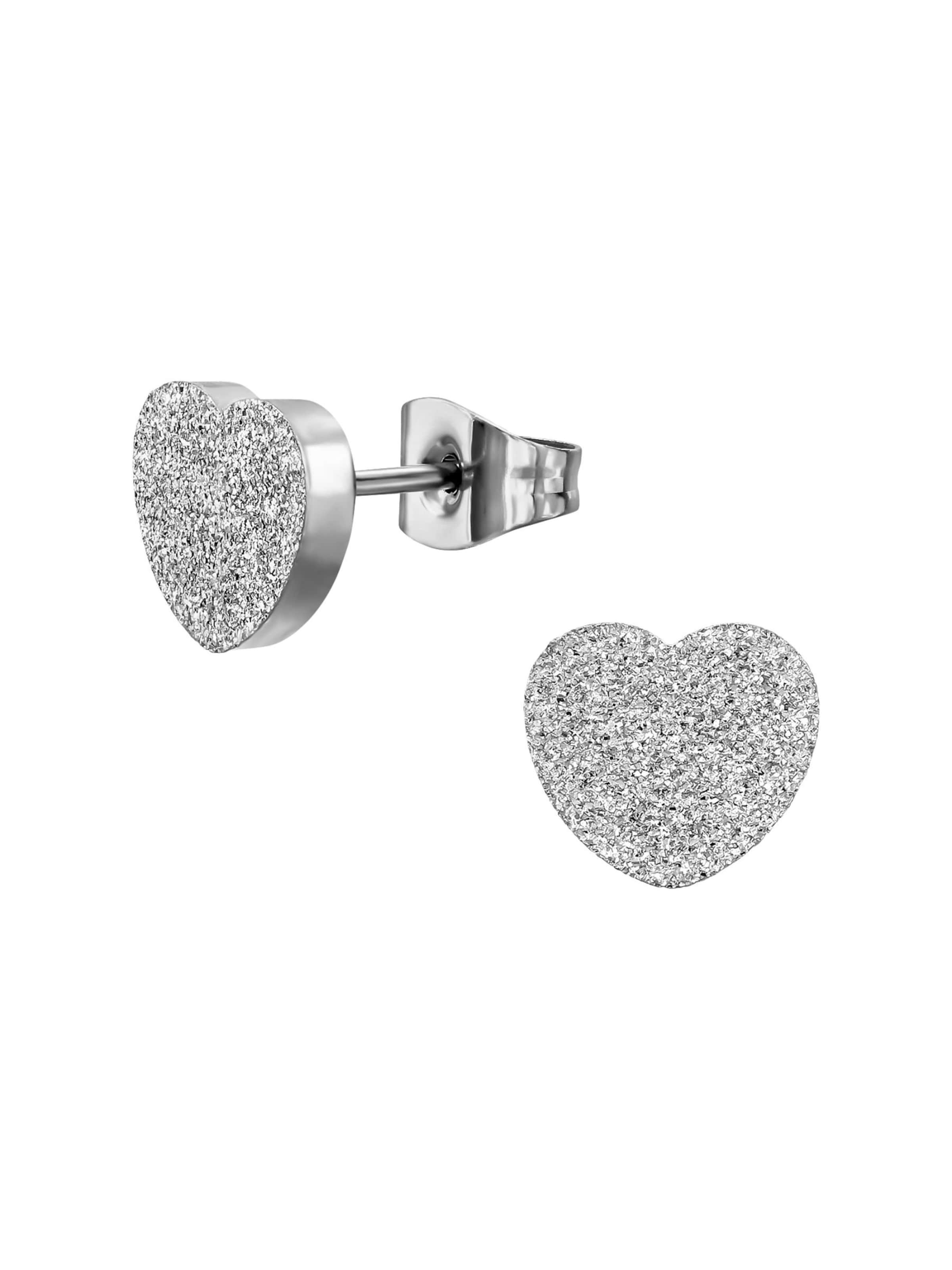 Maxte Earrings in Silver: front