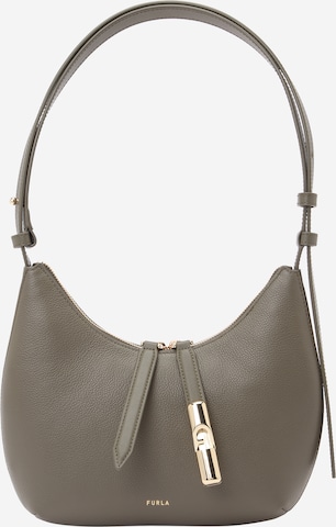 FURLA Schultertasche 'GOCCIA' in Grün: Vorderseite