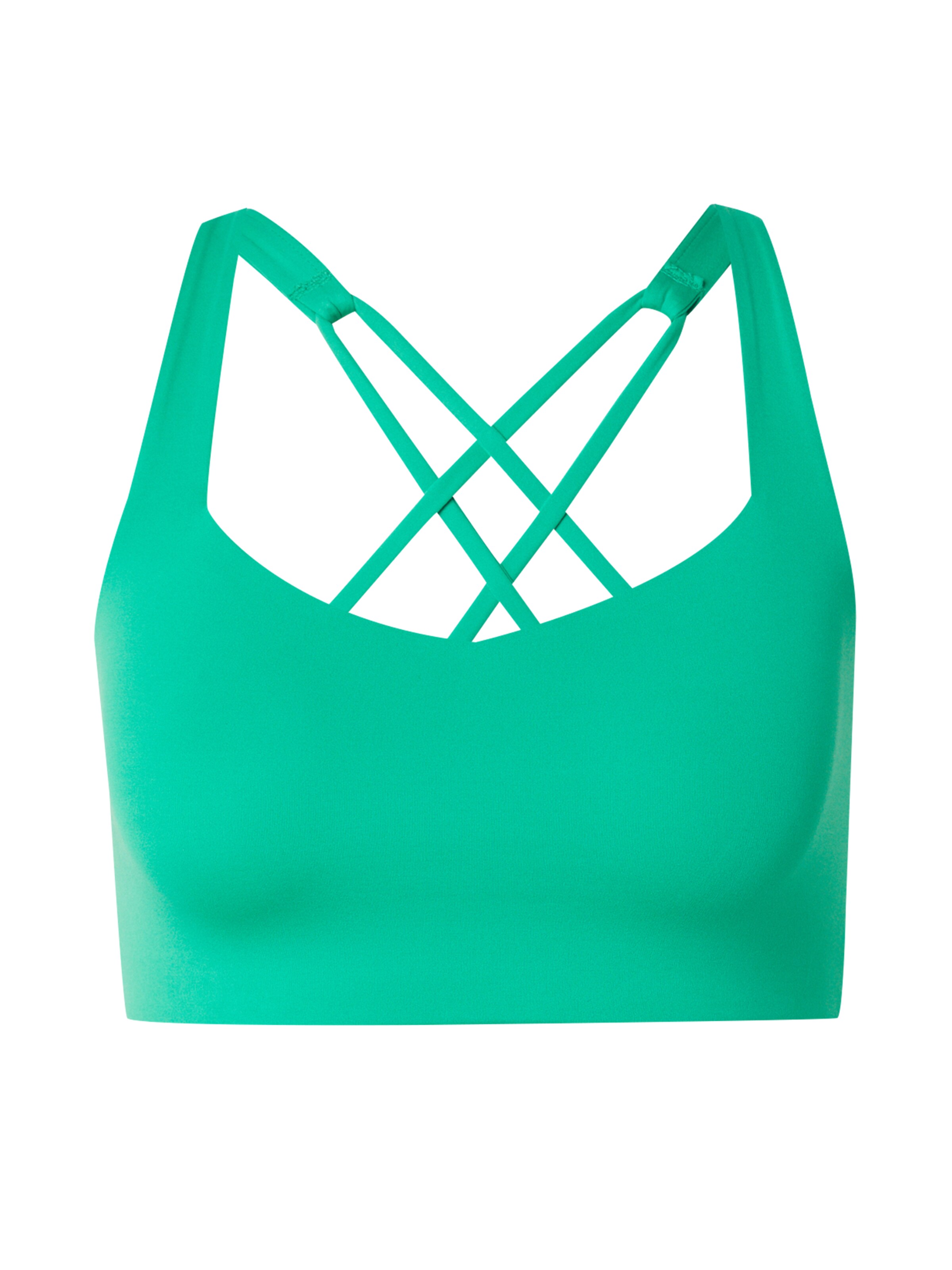 Girlfriend Collective Sports Bra 'Float Riley Sweetheart' in Green: front