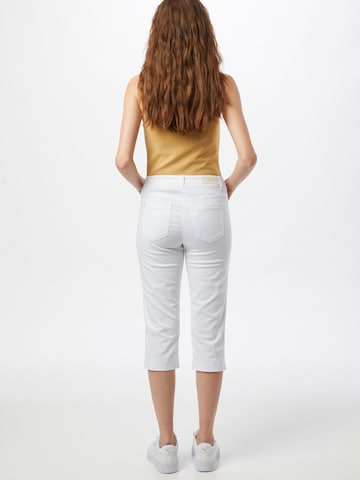 GERRY WEBER Slimfit Παντελόνι σε λευκό