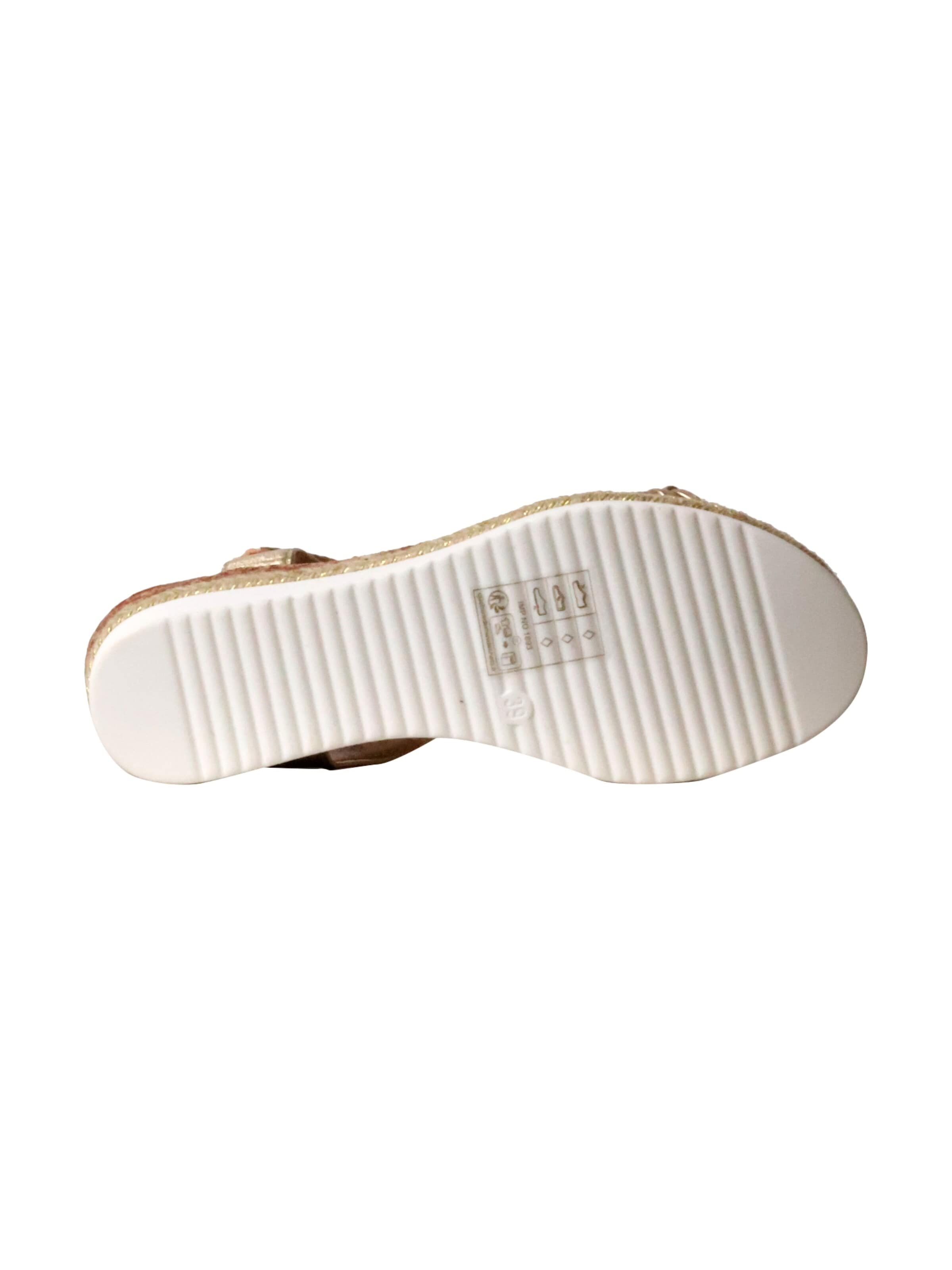 The Divine Factory Sandal in Gold