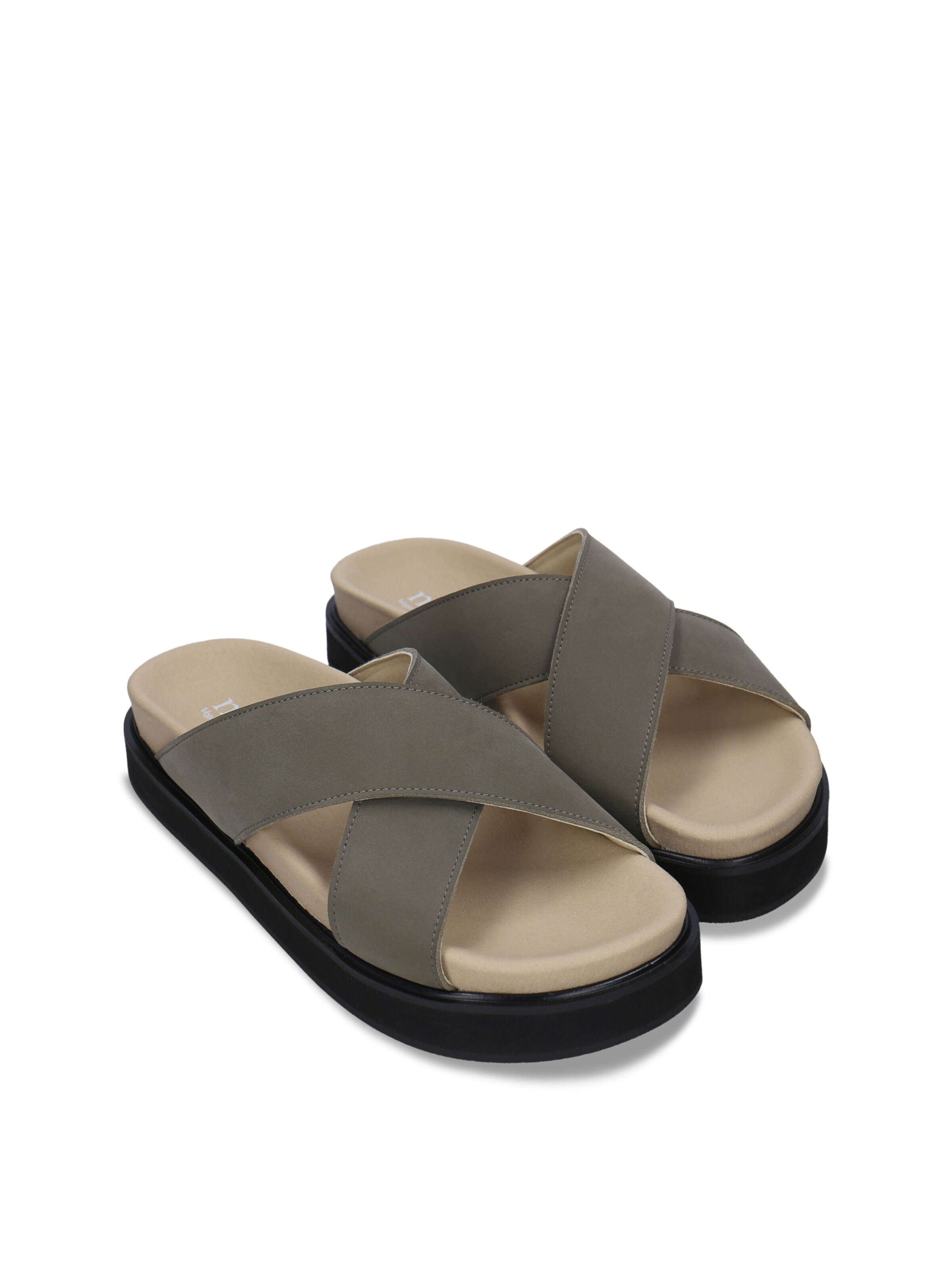 nae Vegan Shoes Sandały 'DAVU' w kolorze zielony