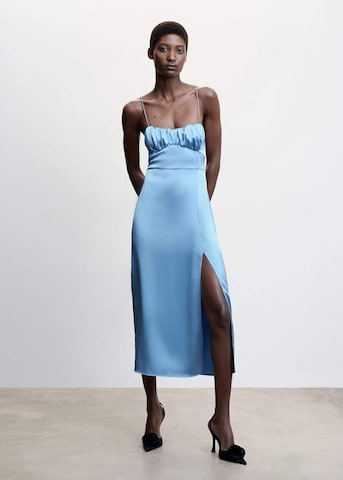 MANGO Společenské šaty 'Mimi' – modrá
