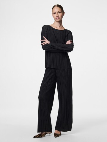 Wide Leg Pantalon PIECES en noir