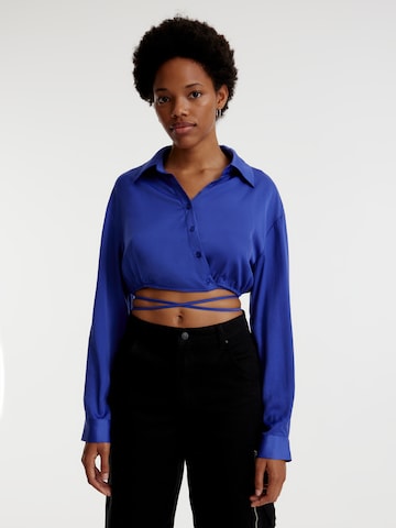 EDITED - Blusa 'Laetizia' em azul: frente