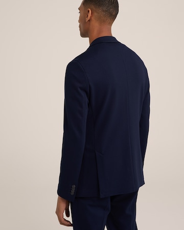 WE Fashion Slim fit Business-colbert in Blauw