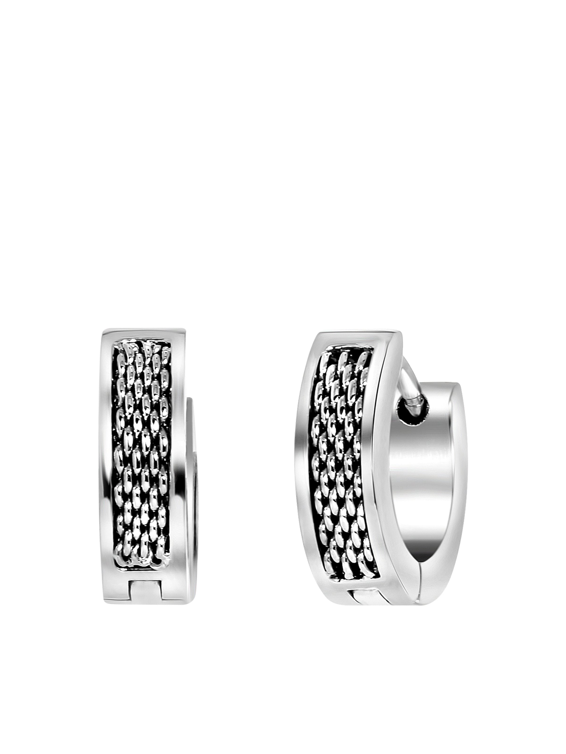 Lucardi Oorbellen in Zilver: voorkant