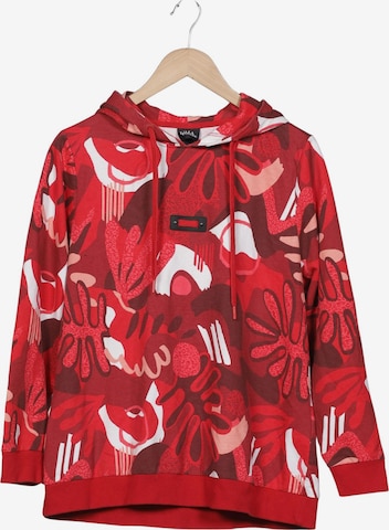 Ulla Popken Kapuzenpullover XL in Rot: Vorderseite