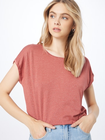 VERO MODA T-shirt 'LAVA' i röd: framsida