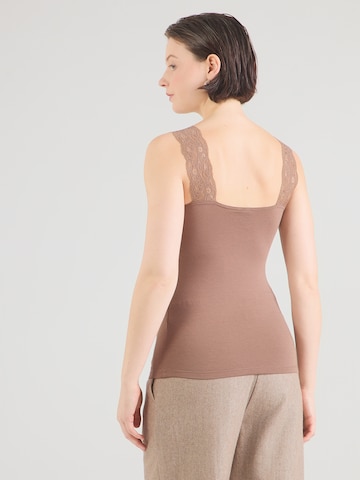 PIECES Top 'PCBARBERA' in Brown