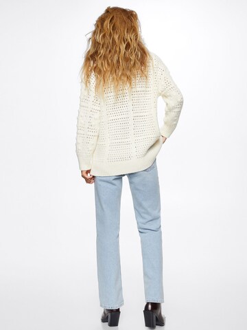 MANGO Cardigan 'Bush' i beige