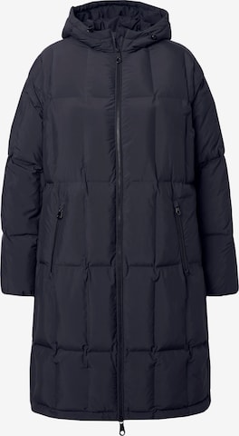 Ulla Popken Winter coat in Black: front