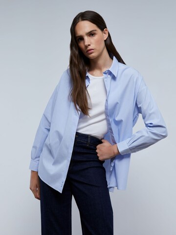 Scalpers Blouse 'New Boppy' in Blauw: voorkant