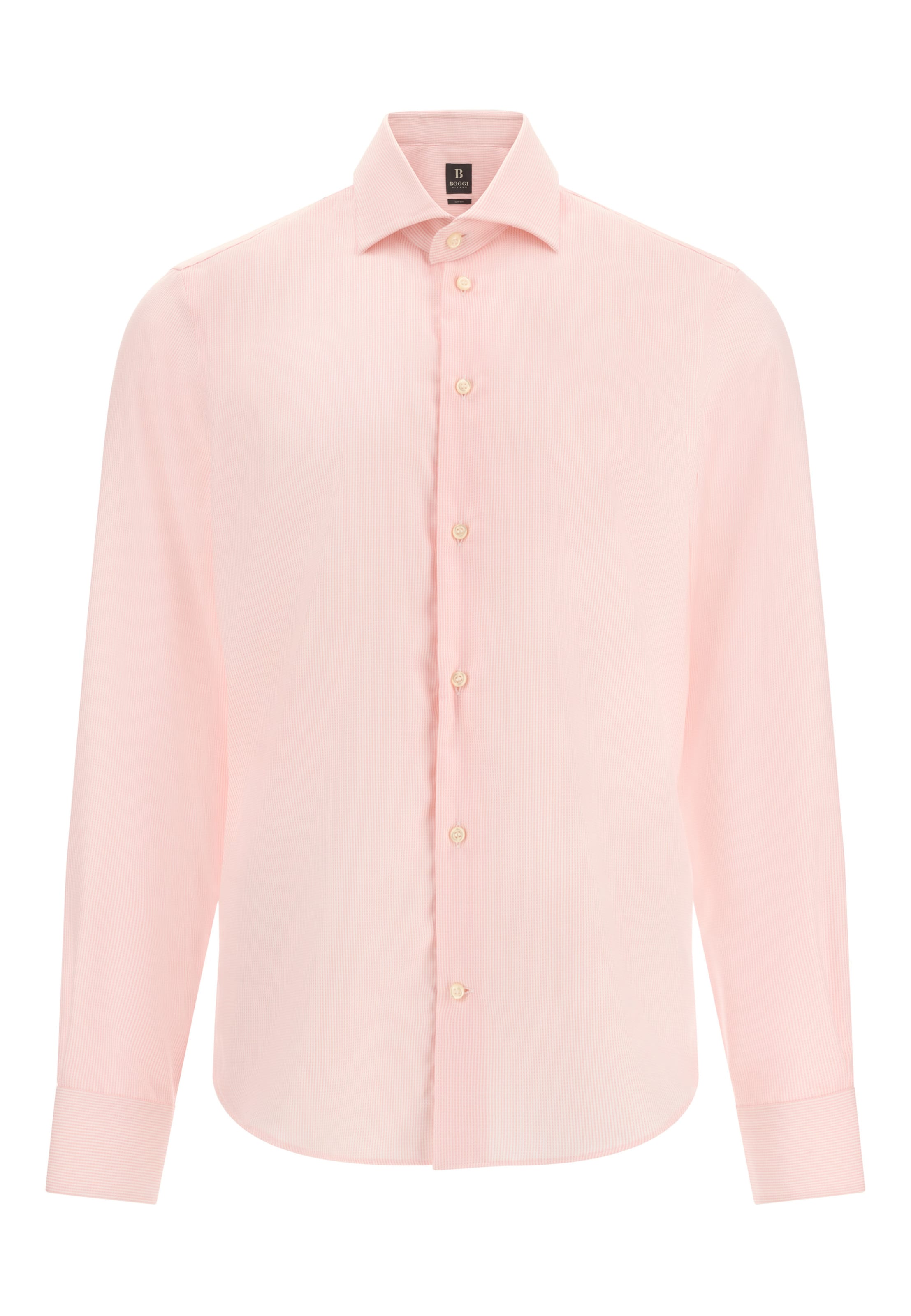 Comfort Fit Cămașă de la Boggi Milano pe roz: față