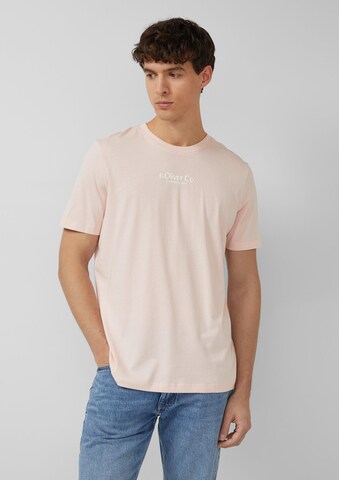 T-Shirt s.Oliver en rose : devant