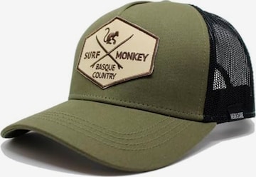 Surf Monkey - Boné desportivo em verde: frente