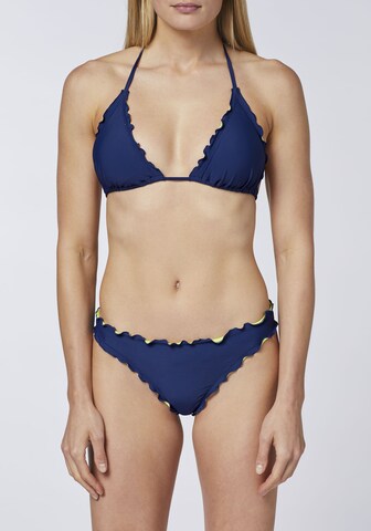 CHIEMSEE Triangle Bikini Top in Blue