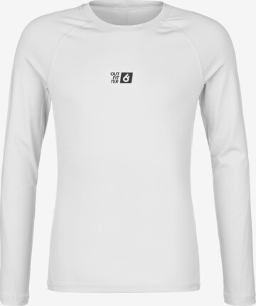 OUTFITTER Performance Shirt 'OCEAN FABRICS TAHI' in White: front