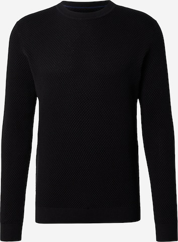 juoda JACK & JONES Megztinis 'JWHNOAH': priekis