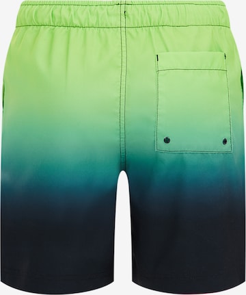 WE Fashion Kopalne hlače | zelena barva