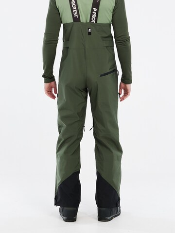 PROTEST Regular Workout Pants 'PRTBASE' in Green