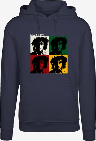 Sweat-shirt 'Bob Marley' F4NT4STIC en bleu : devant