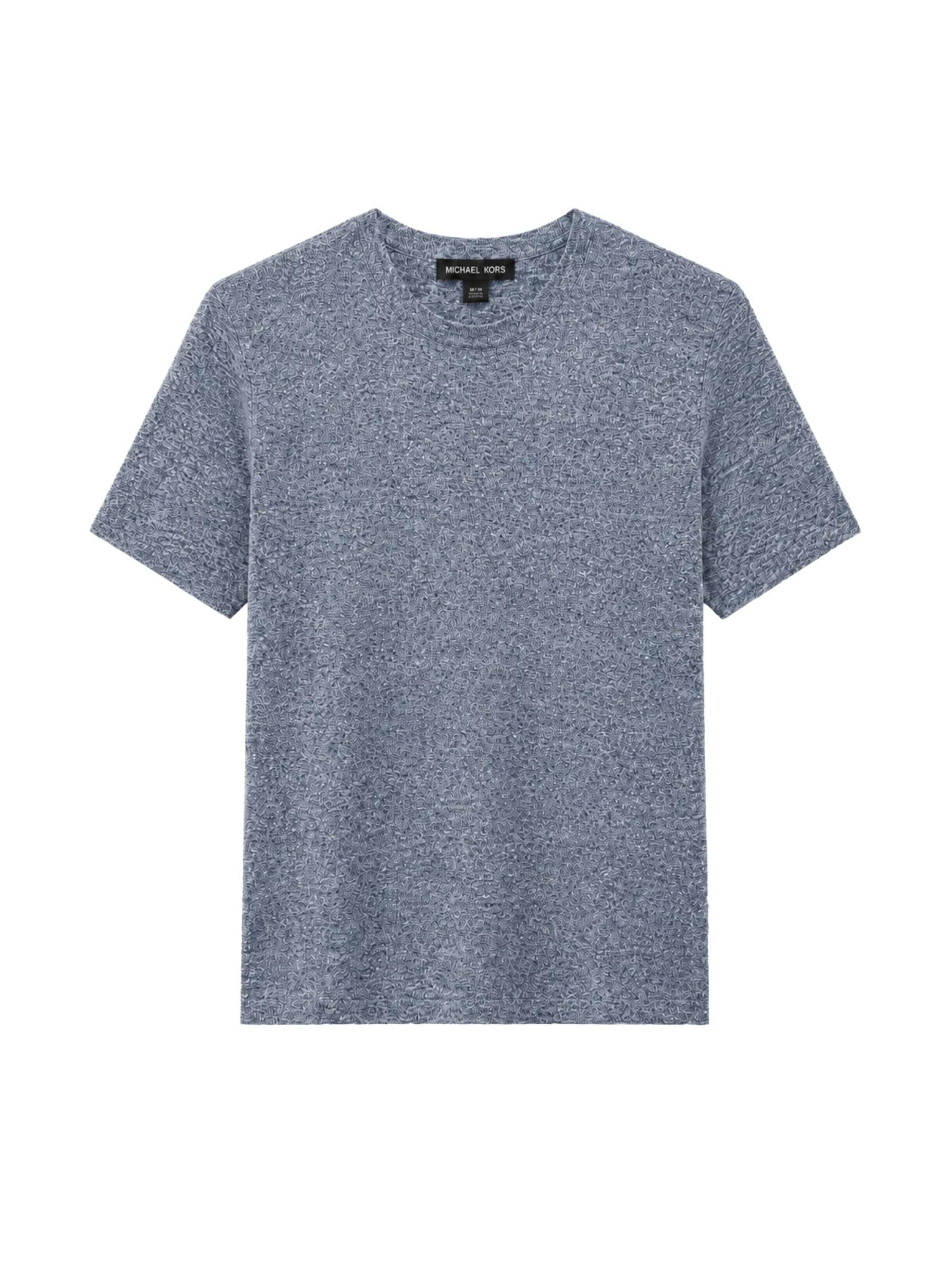 Maglietta 'MICHAEL KORS MAGLIA IN FILO M/M T-SHIRT' di Michael Kors in blu: frontale
