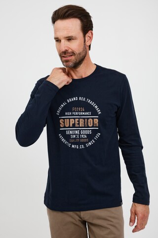 FQ1924 Shirt 'RIKARD' in Blue: front
