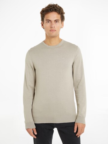 Calvin Klein Regular Pullover in Beige: predná strana
