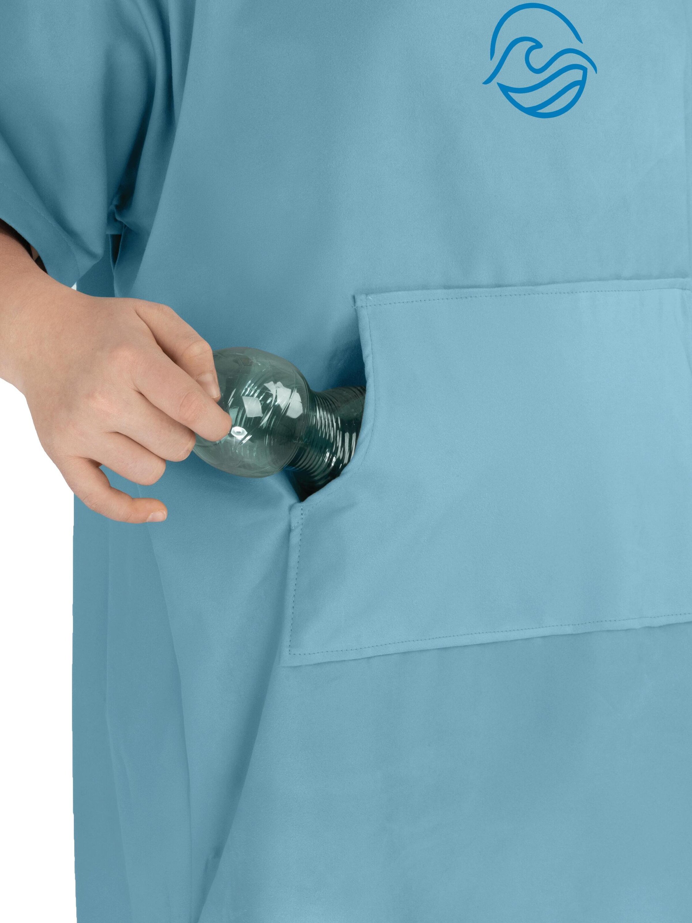 normani Bathrobe 'Luquillo' in Blue