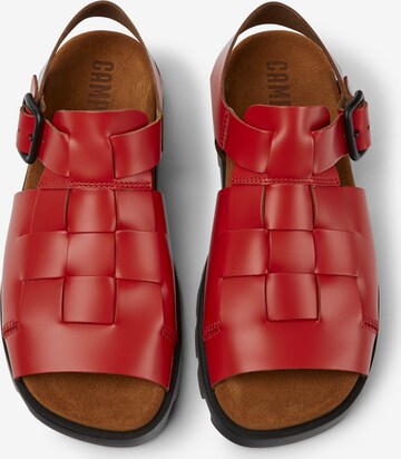 Sandales à lanières ' Brutus ' CAMPER en rouge