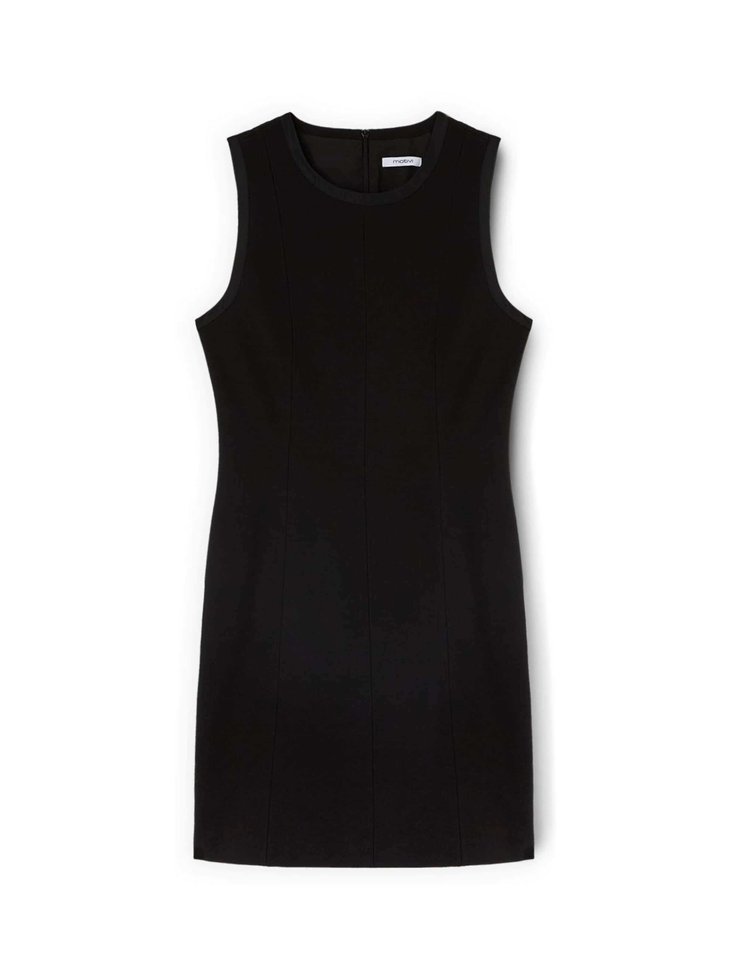 Robe MOTIVI en noir : devant