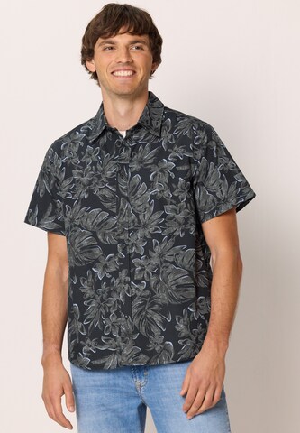 Street One MEN Regular Fit Hemd in Transparent: Vorderseite