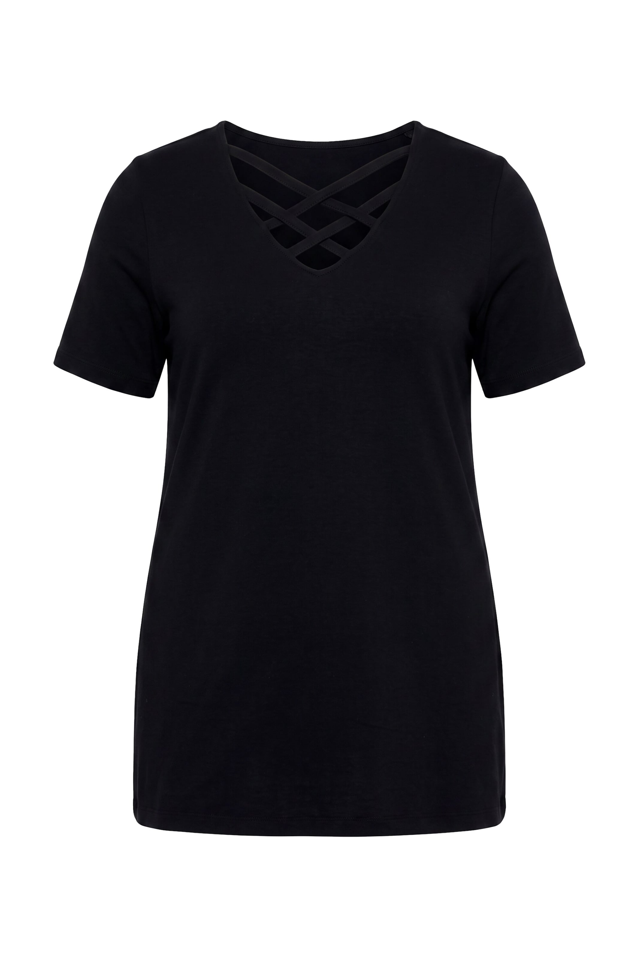 MIAMODA Shirt in Zwart: voorkant